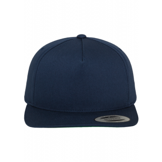 Casquette Classic 5 Panel Snapback FL6007 - NAVY personnalisable - Vue de face