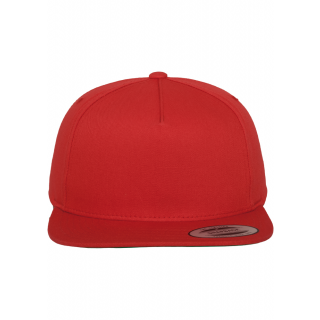 Casquette Classic 5 Panel Snapback FL6007 - RED personnalisable - Vue de face