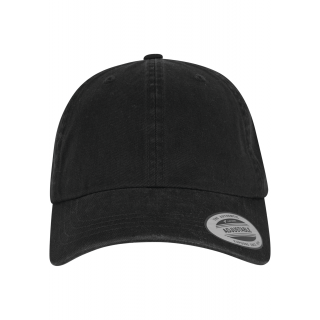 Casquette délavée FL6245GW - BLACK personnalisable - Vue de face
