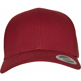 Casquette retro trucker FL6606 - CRANBERRY personnalisable - Vue de face