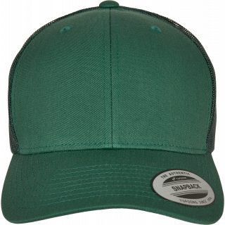 Casquette retro trucker FL6606 - Evergreen personnalisable - Vue de face