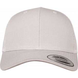 Casquette retro trucker FL6606 - SILVER personnalisable - Vue de face