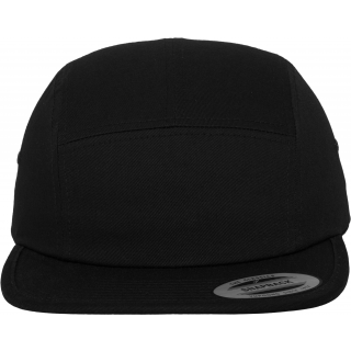 Casquette Classic Jockey FL7005 - BLACK personnalisable - Vue de face