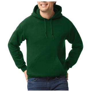 Sweat-shirt capuche Heavy Blend™ GI18500 - Forest Green personnalisable - Vue de face