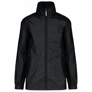 Coupe-vent doublé homme K632 - Black personnalisable - Vue de face