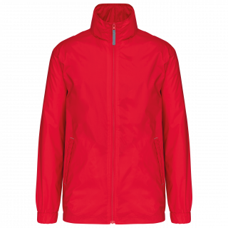 Coupe-vent doublé homme K632 - Red personnalisable - Vue de face