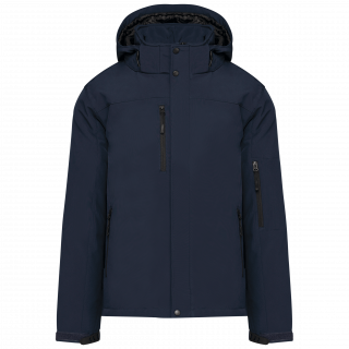 Parka softshell doublée capuche homme K650 - Navy personnalisable - Vue de face