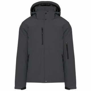 Parka softshell doublée capuche homme K650 - Titanium personnalisable - Vue de face