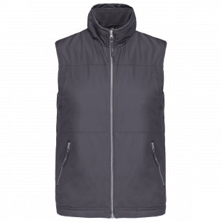 Bodywarmer doublé polaire homme K659 - Convoy Grey personnalisable - Vue de face