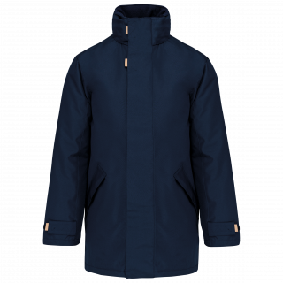 Parka doublure matelassée K677 - Navy personnalisable - Vue de face