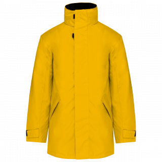 Parka doublure matelassée K677 - Yellow personnalisable - Vue de face