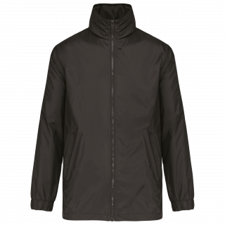 Coupe-vent doublé homme K687 - Dark Grey personnalisable - Vue de face