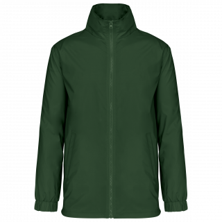 Coupe-vent doublé homme K687 - Forest Green personnalisable - Vue de face