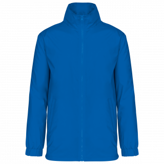 Coupe-vent doublé homme K687 - Light Royal Blue personnalisable - Vue de face