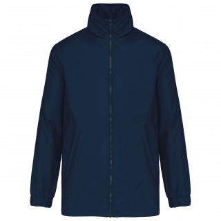 Coupe-vent doublé homme K687 - Navy personnalisable - Vue de face