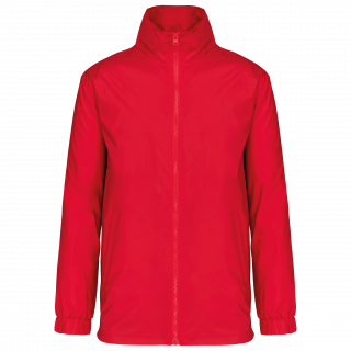 Coupe-vent doublé homme K687 - Red personnalisable - Vue de face