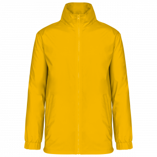 Coupe-vent doublé homme K687 - Yellow personnalisable - Vue de face