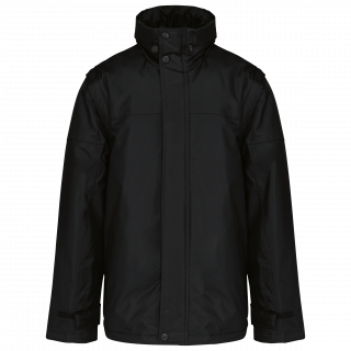 Blouson manches amovibles homme K693 - Black personnalisable - Vue de face