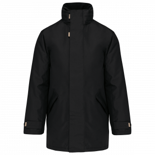 Parka enfant K696 - Black personnalisable - Vue de face