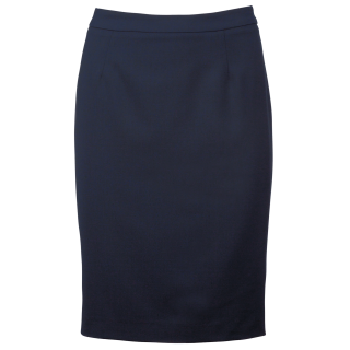 Jupe droite K732 - Navy personnalisable - Vue de face