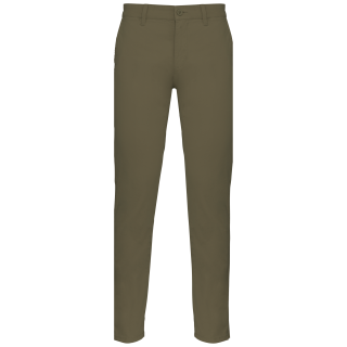 Pantalon chino homme K740 - Light khaki personnalisable - Vue de face