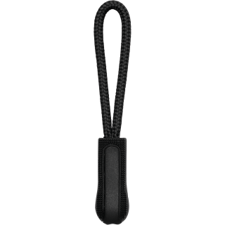 Tire-zip K851 - Black personnalisable - Vue de face