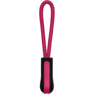 Tire-zip K851 - Black / Fuchsia personnalisable - Vue de face
