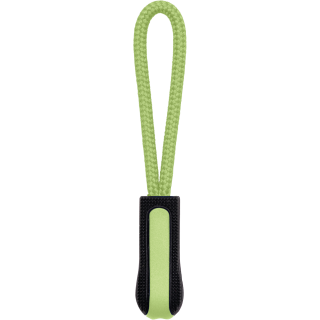 Tire-zip K851 - Black / Lime personnalisable - Vue de face
