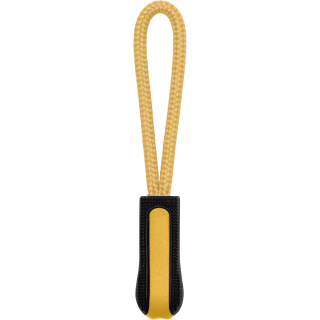 Tire-zip K851 - Black / Yellow personnalisable - Vue de face