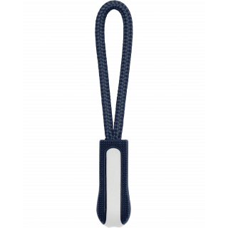 Tire-zip K851 - Navy / White personnalisable - Vue de face