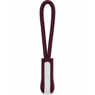 Tire-zip K851 - Wine / White personnalisable - Vue de face