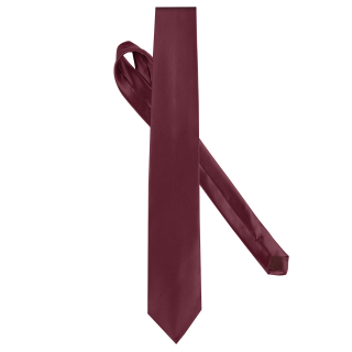 Cravate satinée K860 - Wine personnalisable - Vue de face
