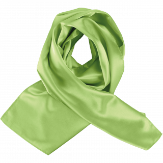 Foulard satiné K861 - Lime personnalisable - Vue de face