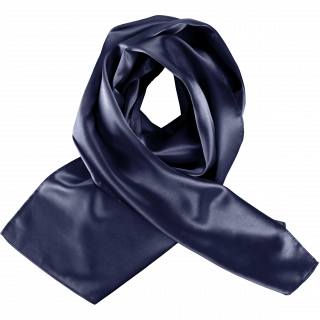 Foulard satiné K861 - Navy personnalisable - Vue de face
