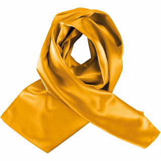 Foulard satiné K861 - Yellow personnalisable - Vue de face