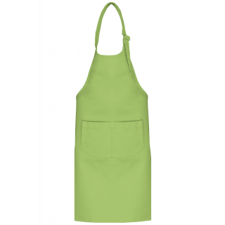 Tablier enfant K889 - Lime personnalisable - Vue de face