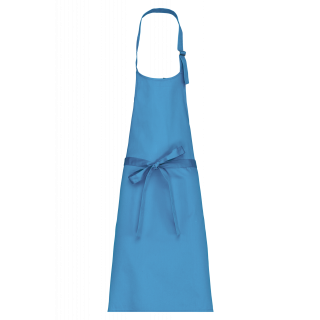 Tablier coton sans poche K895 - Lagoon personnalisable - Vue de face