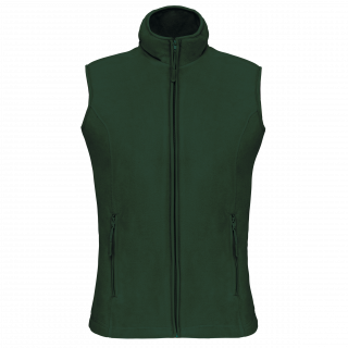 Bodywarmer micropolaire femme K906 - Forest Green personnalisable - Vue de face