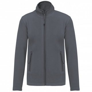 Veste micropolaire zippée femme K907 - Convoy Grey personnalisable - Vue de face
