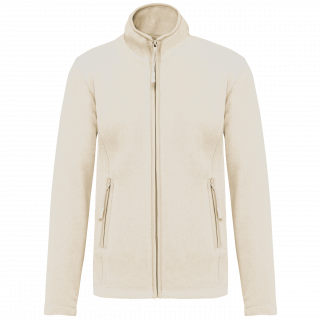 Veste micropolaire zippée femme K907 - Natural personnalisable - Vue de face