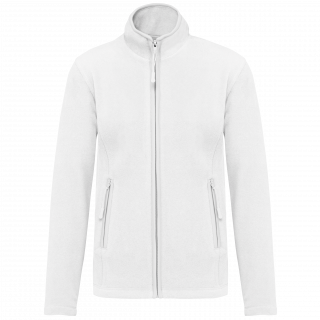 Veste micropolaire zippée femme K907 - White personnalisable - Vue de face