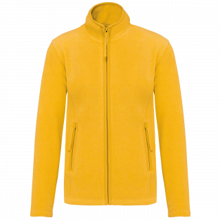 Veste micropolaire zippée femme K907 - Yellow personnalisable - Vue de face
