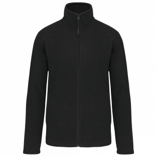 Veste micropolaire zippée unisexe K9102 - Black personnalisable - Vue de face