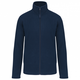 Veste micropolaire zippée unisexe K9102 - Navy personnalisable - Vue de face