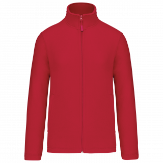 Veste micropolaire zippée unisexe K9102 - Red personnalisable - Vue de face