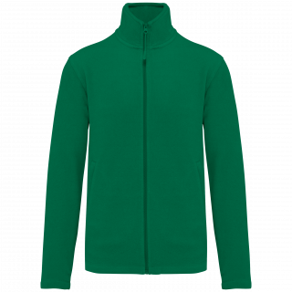 Veste micropolaire zippée homme K911 - Kelly Green personnalisable - Vue de face