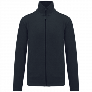 Veste micropolaire zippée homme K911 - Navy personnalisable - Vue de face