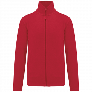 Veste micropolaire zippée homme K911 - Red personnalisable - Vue de face