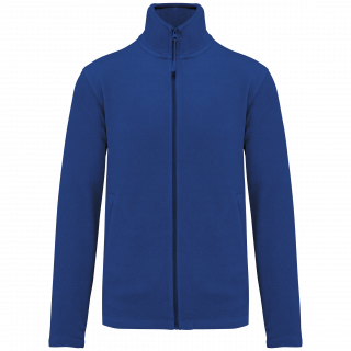 Veste micropolaire zippée homme K911 - Royal Blue personnalisable - Vue de face