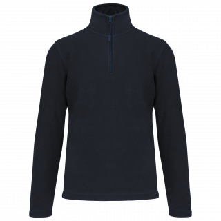 Enzo > Micropolaire col zippé homme K912 - Navy personnalisable - Vue de face